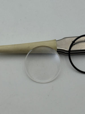 cartier vetro tank 18.8mm glass original sapphire