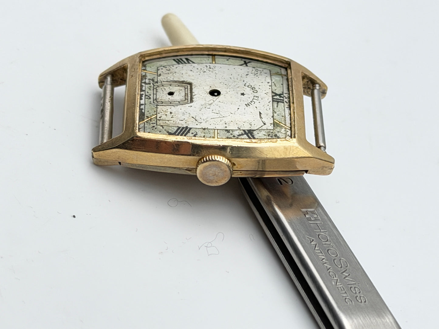 lord elgin art decò 26mm watch vintage