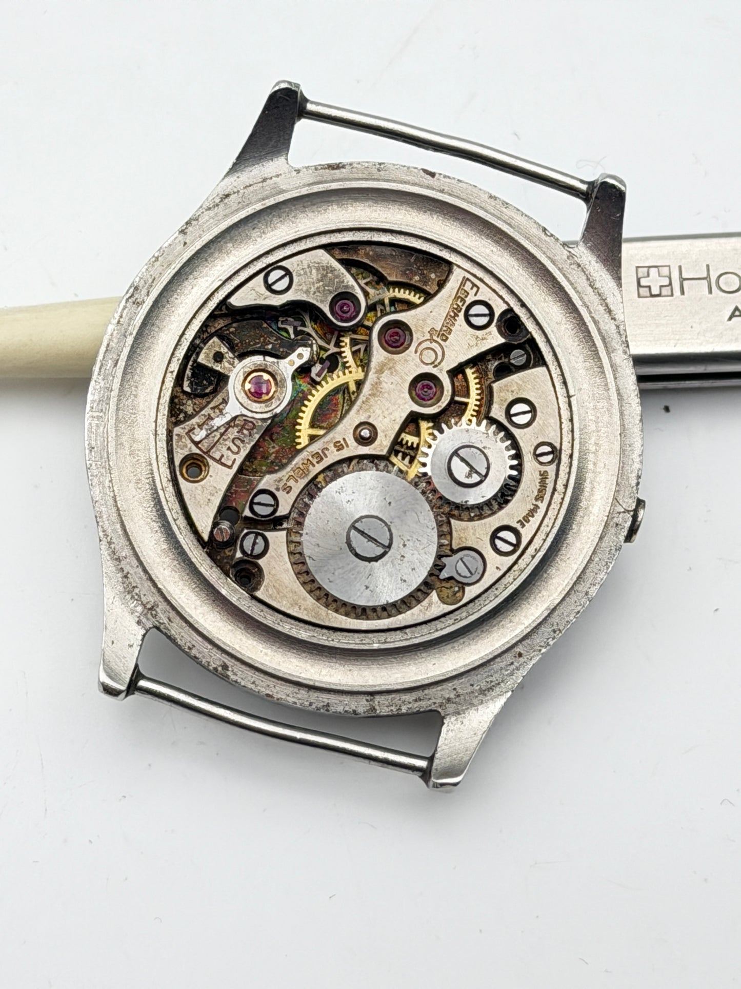 eberhard fhf 31 33mm watch vintage