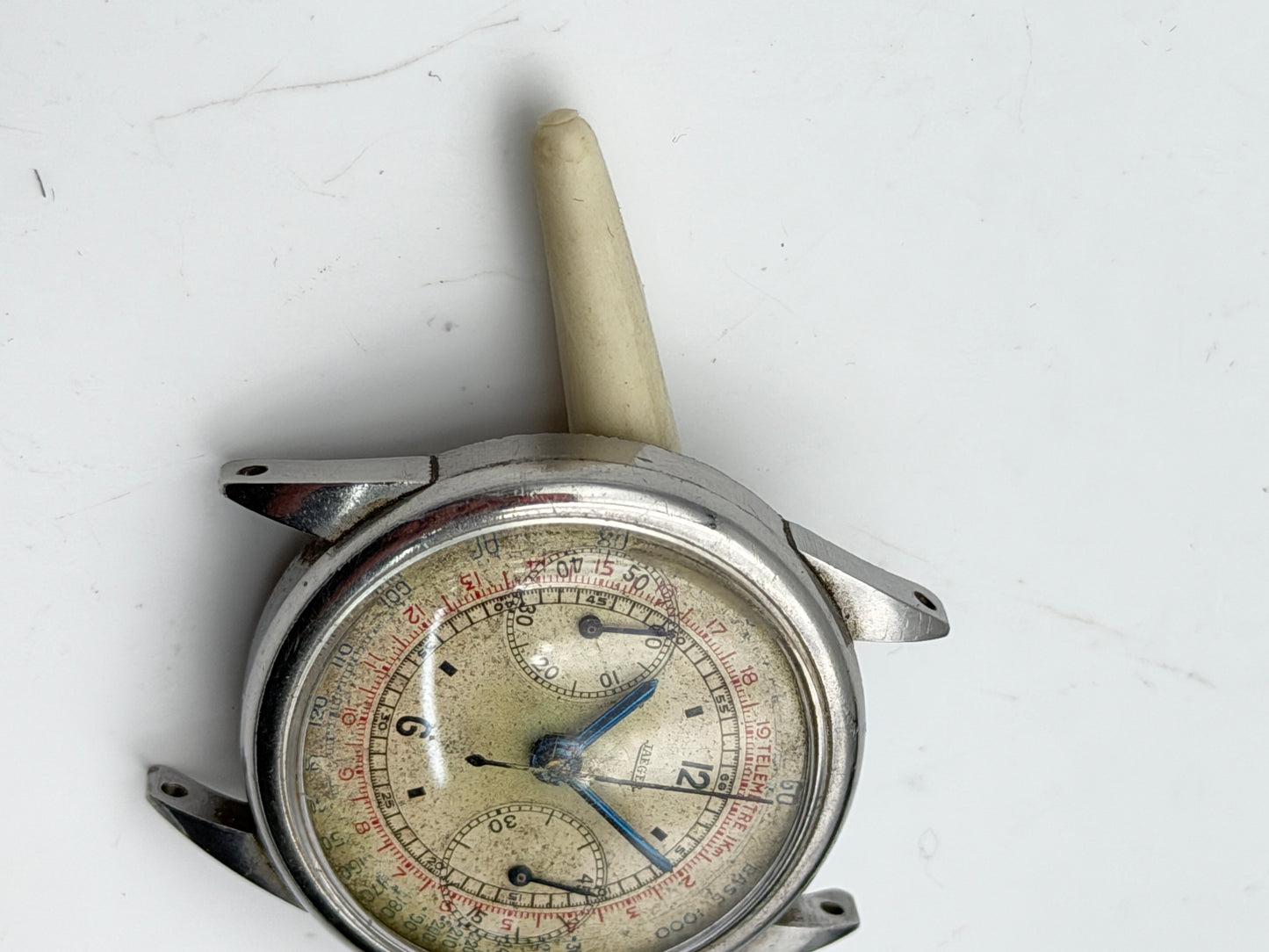 jaeger chrono 281 chronograph rare vintage 33mm le coultre