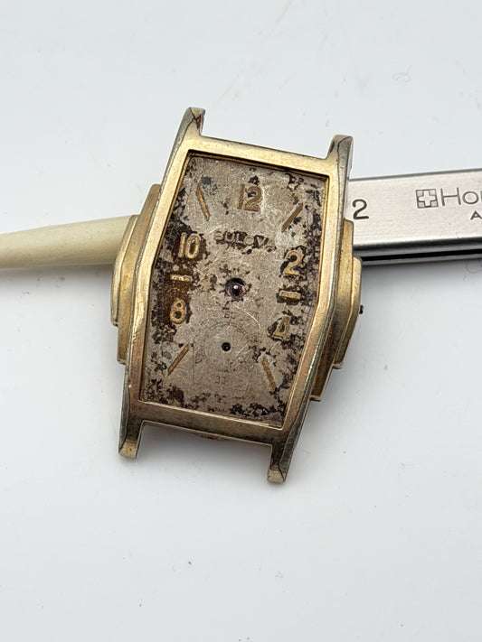 bulova art decò 26x36mm watch vintage