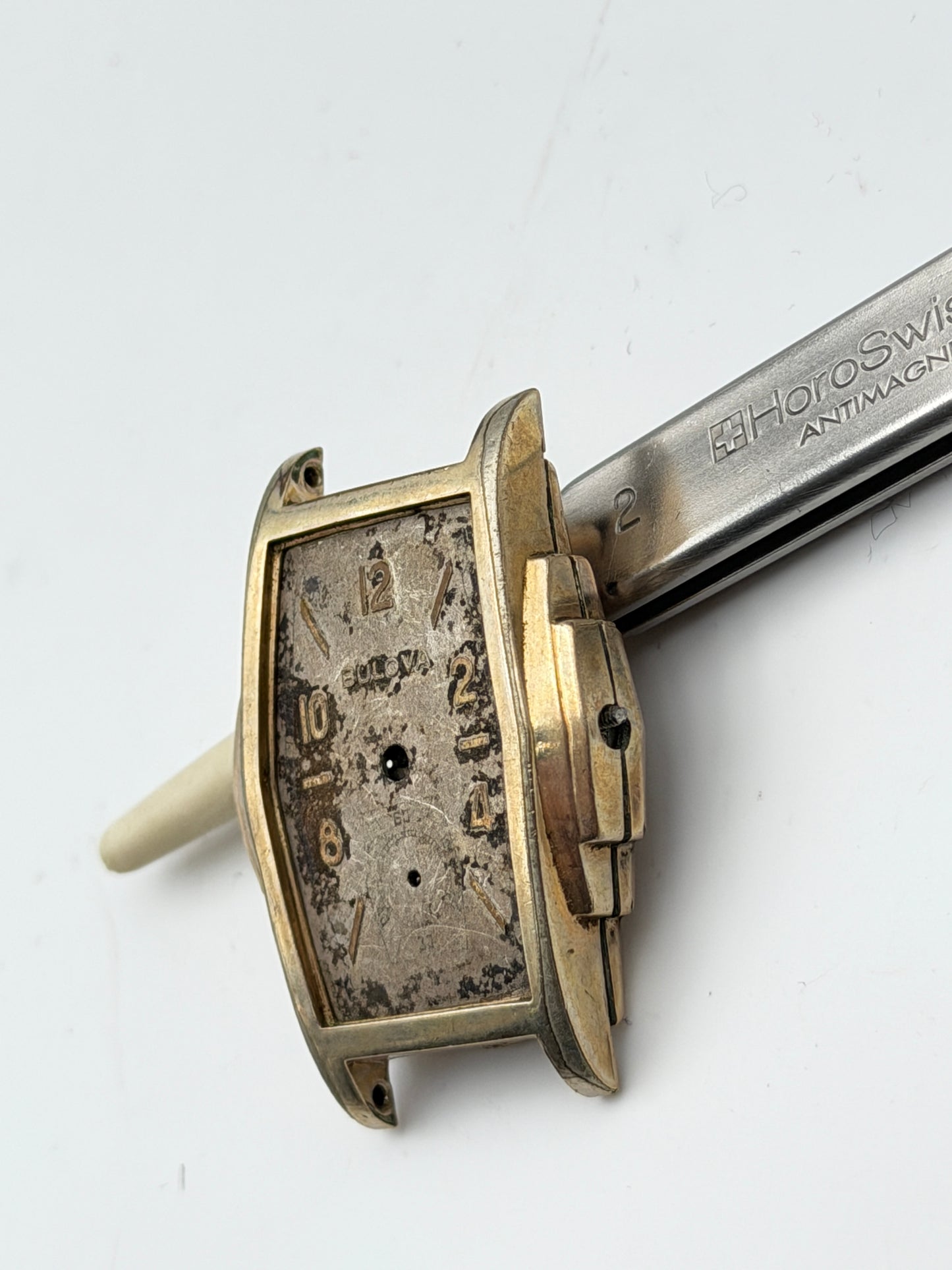 bulova art decò 26x36mm watch vintage