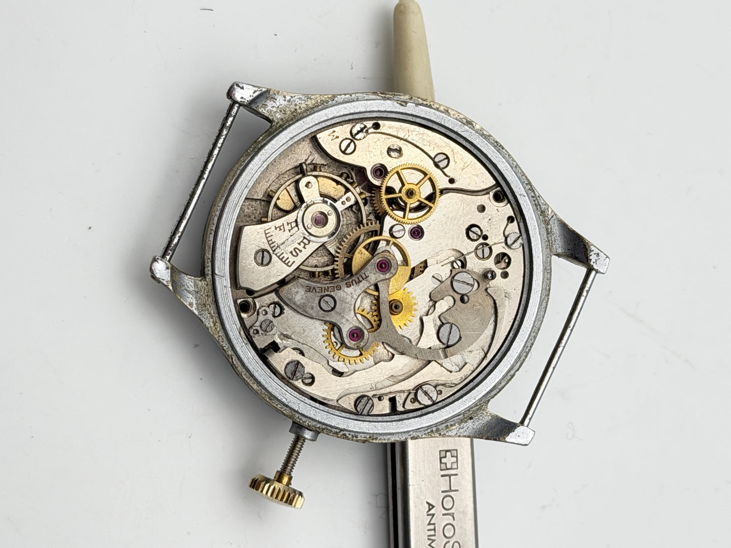 titus geneve chrono landeron 48 36mm watch vintage