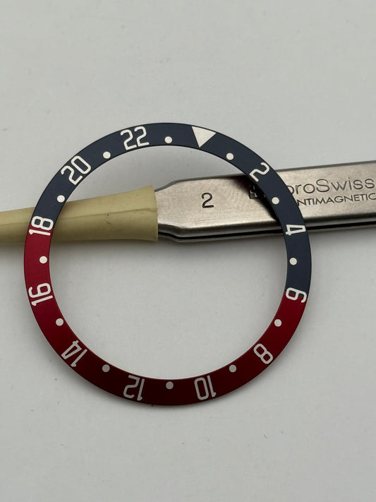 Tudor bezel inner insert inserto black bay gmt 79830RB