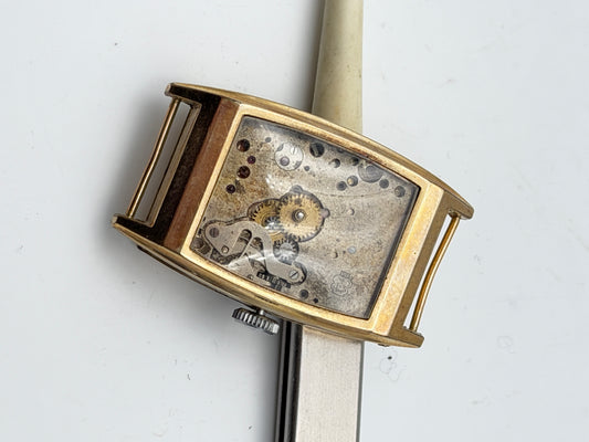 anonimo art decò p110 22x37mm watch vintage