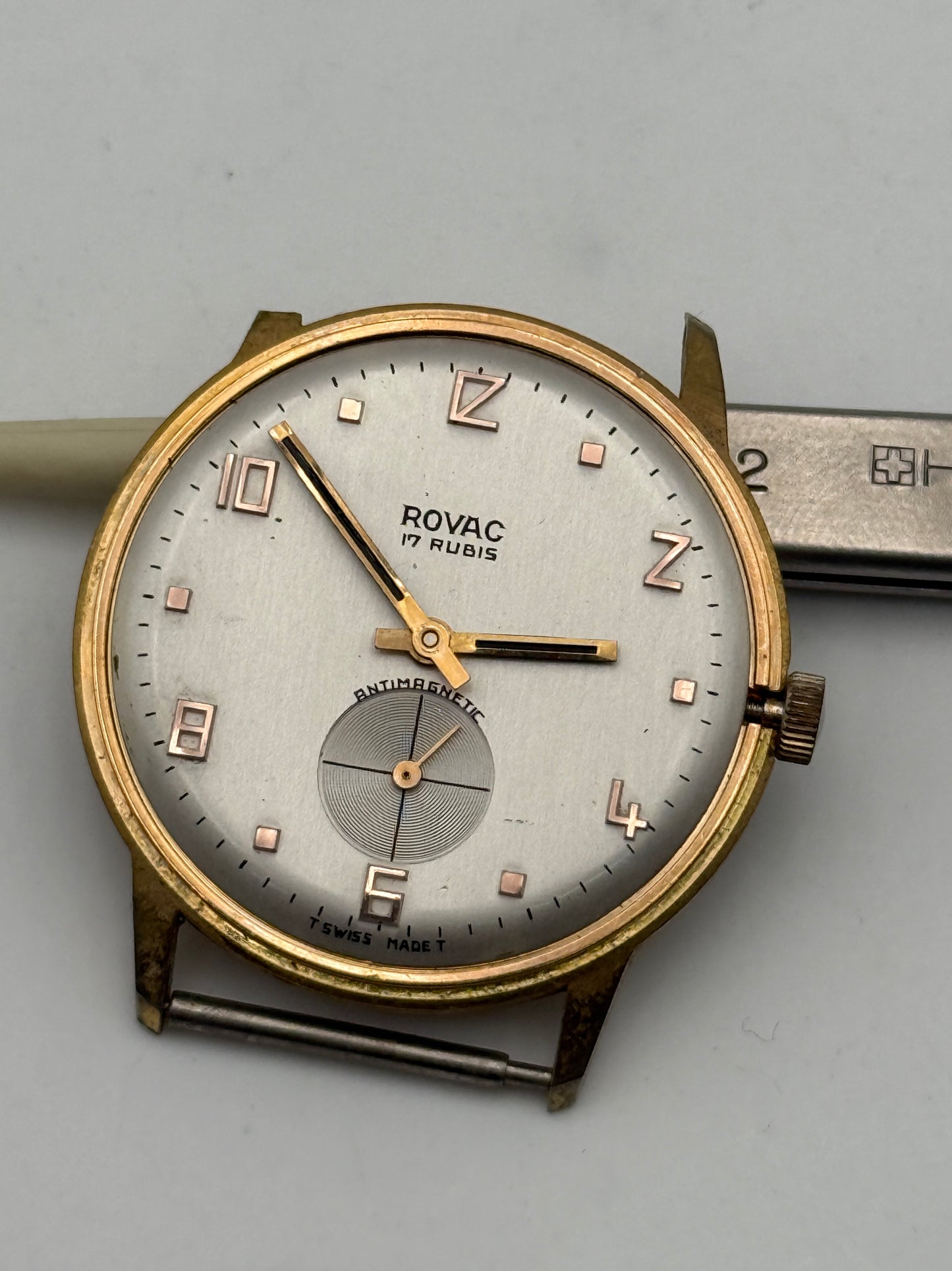 rovac eb1197n watch vintage movement movimento
