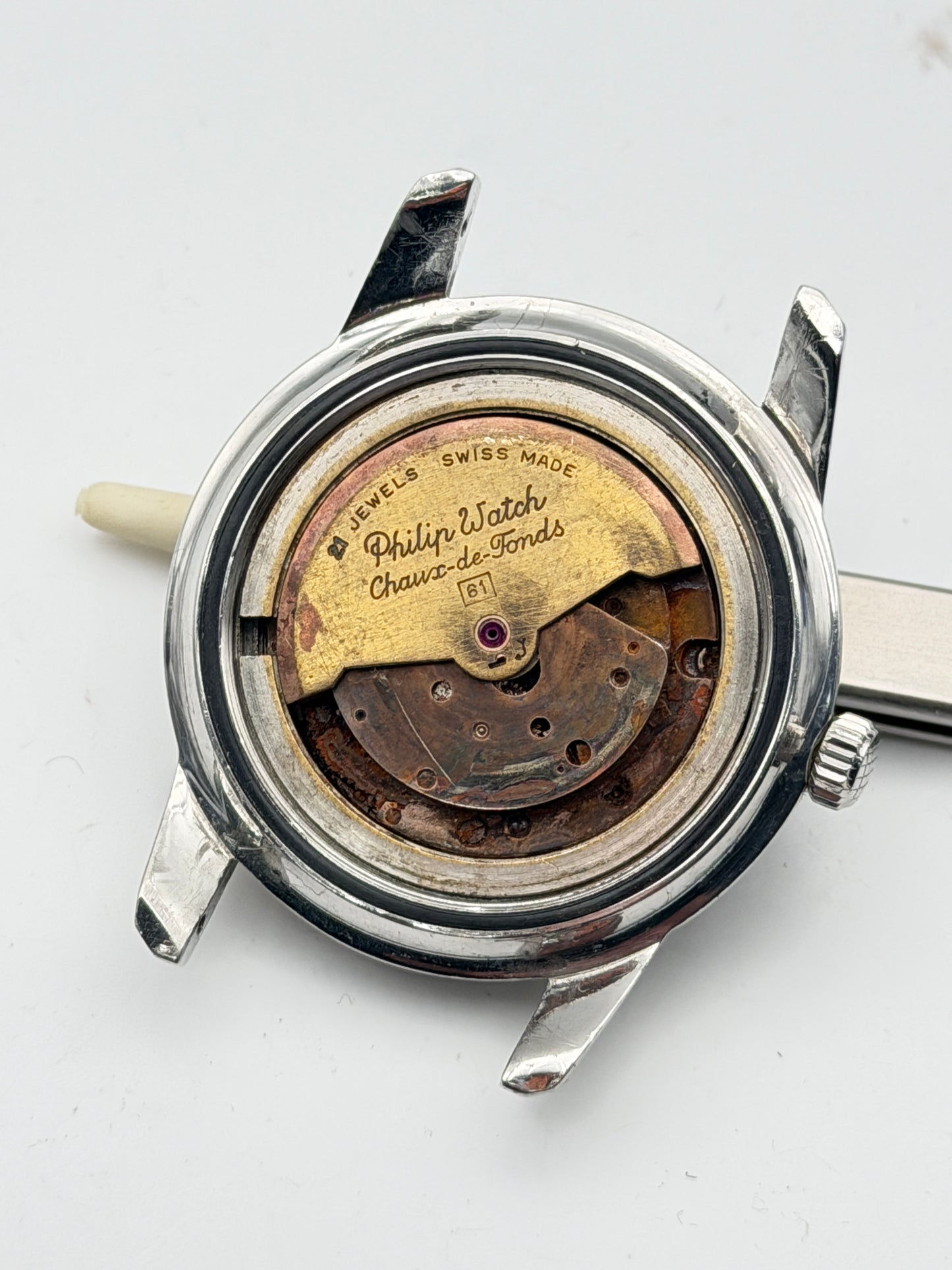 philip watch super compresssor rare 5-60 1817-6177 40mm caribbean