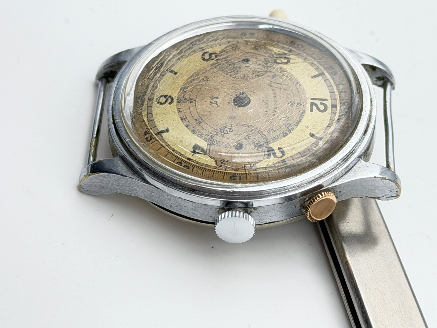 chronograph lowental monopuher landeron 39 38mm