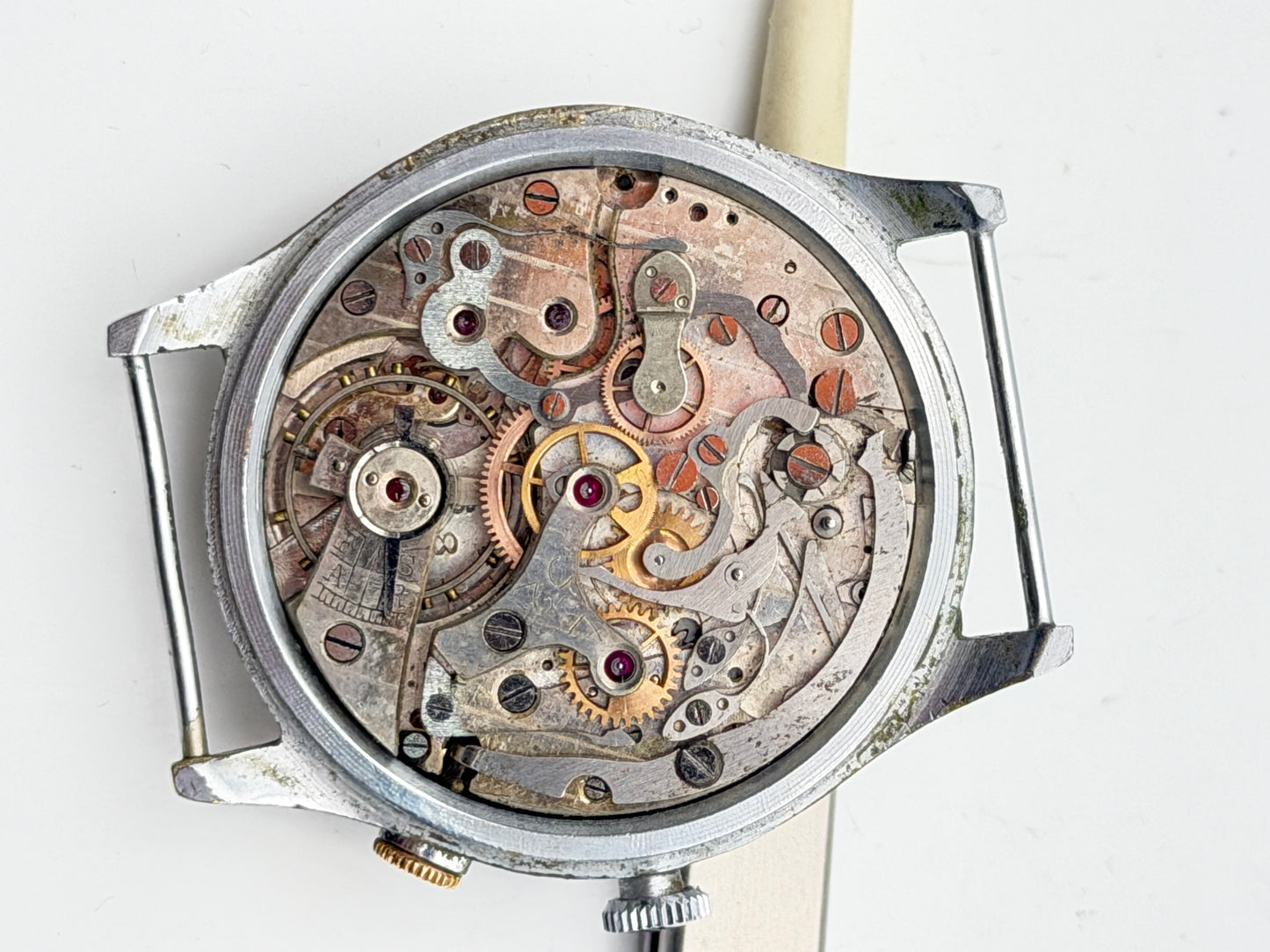 chronograph lowental monopuher landeron 39 38mm