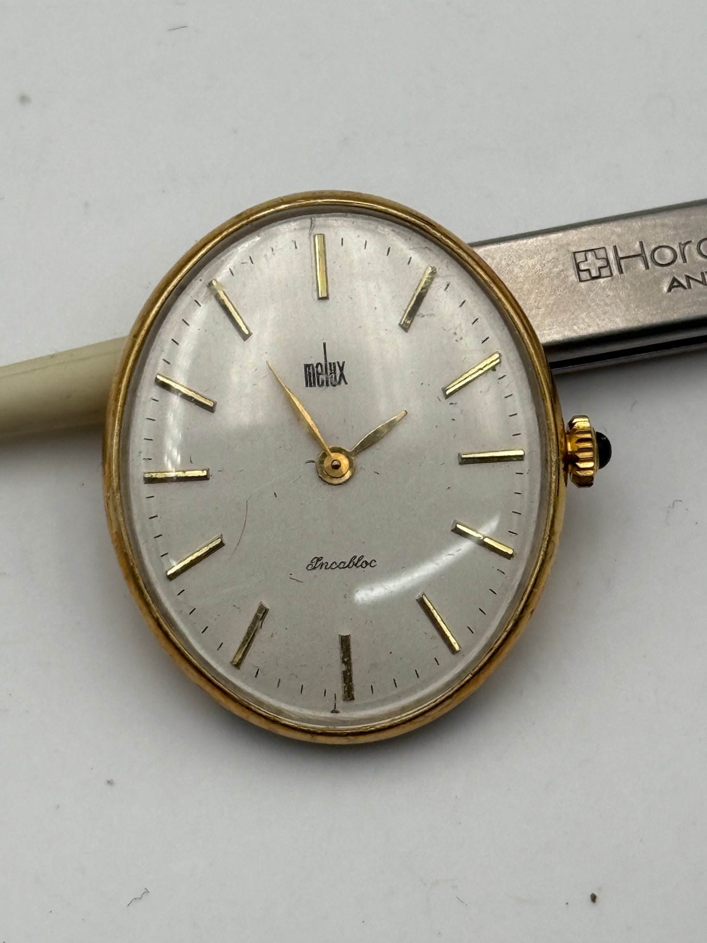 melux fhf 28mm watch vintage movement movimento