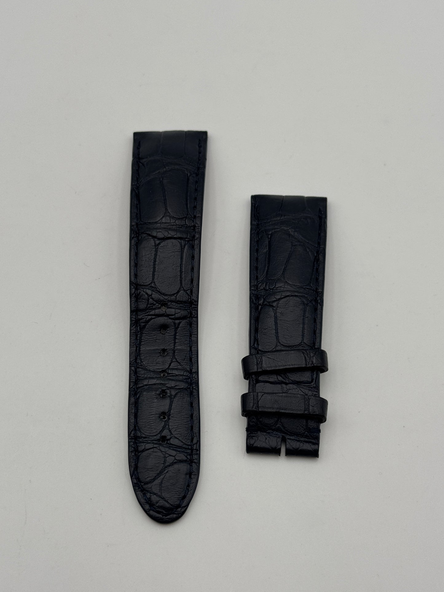 Montblanc cinturino strap 21-18mm pelle leather