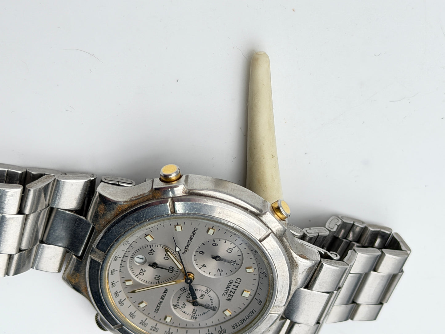 citizen chrono quartz 39mm watch vintage
