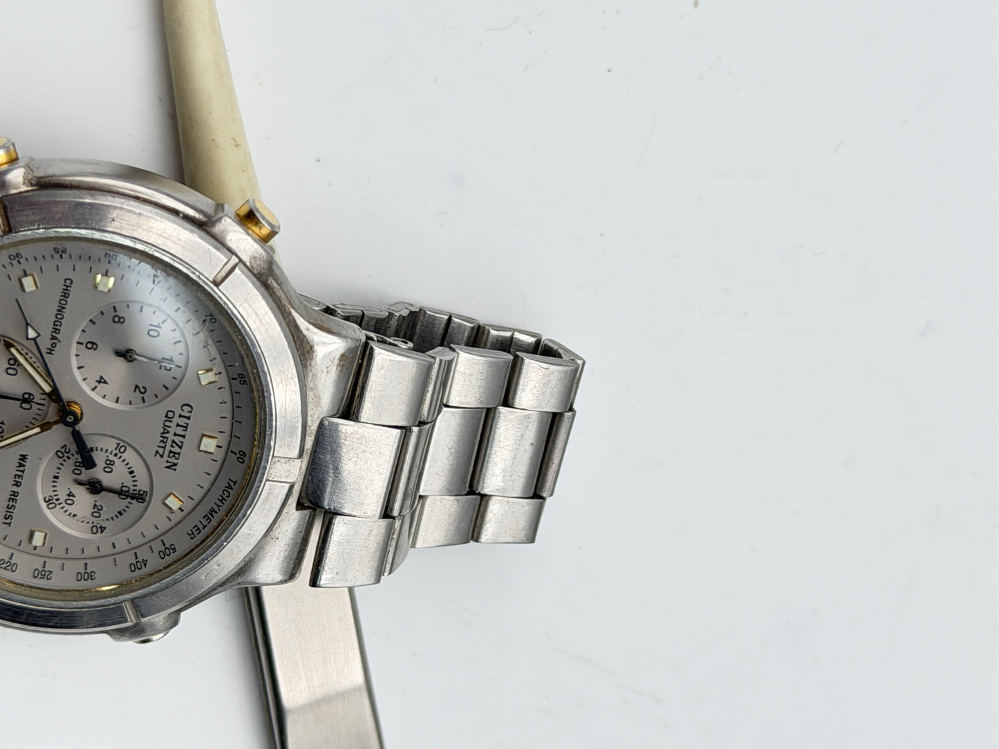 citizen chrono quartz 39mm watch vintage