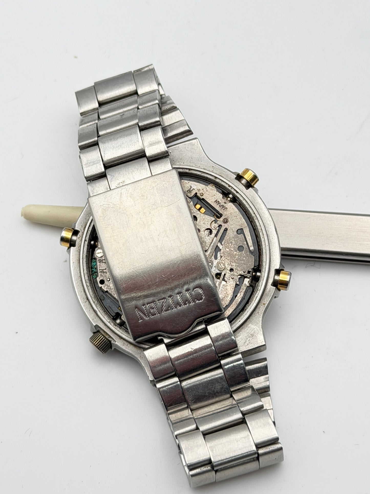 citizen chrono quartz 39mm watch vintage
