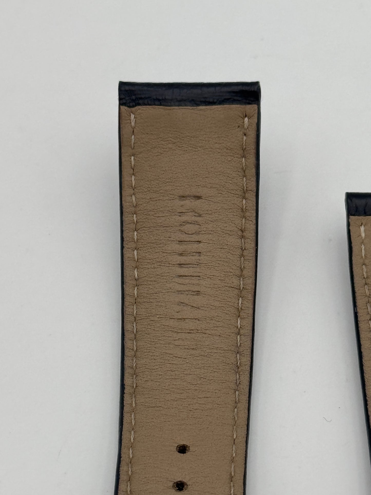 Montblanc cinturino strap 21-18mm pelle leather