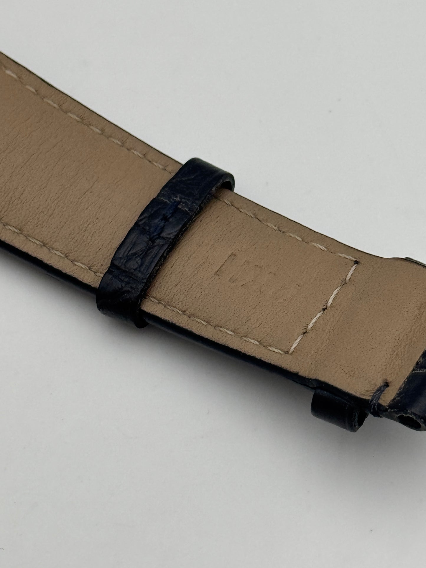 Montblanc cinturino strap 21-18mm pelle leather