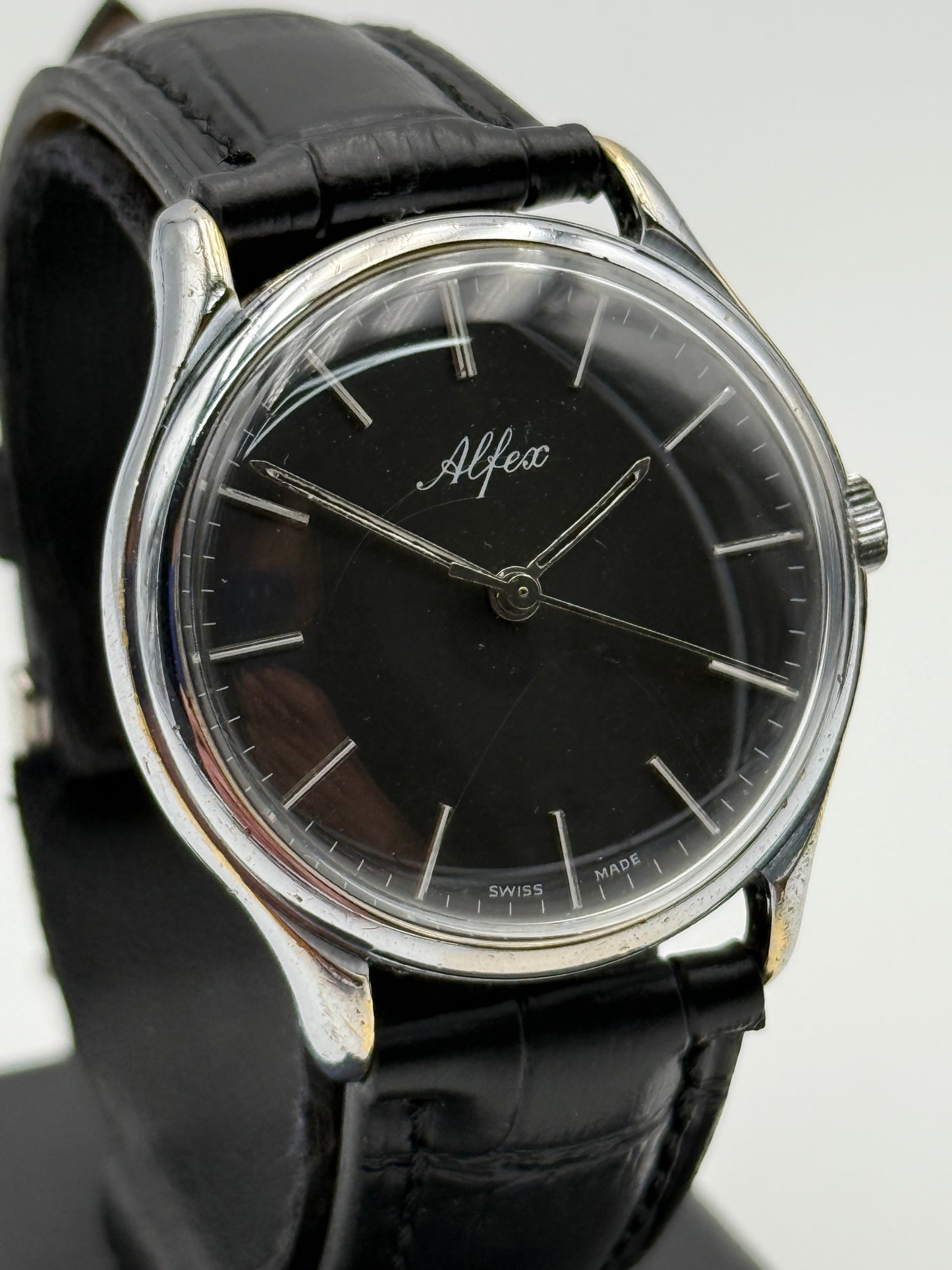 alfex 34mm vinatge watch