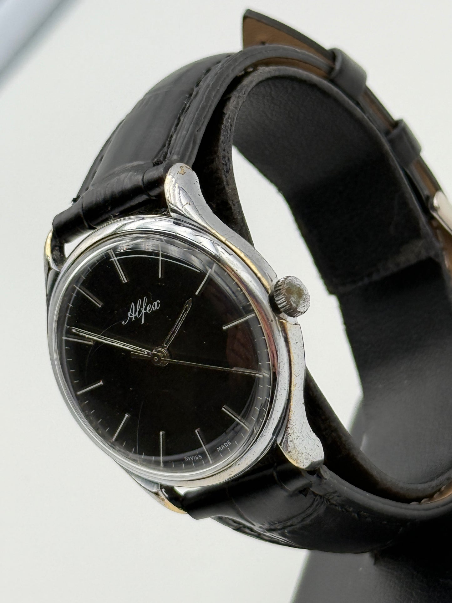 alfex 34mm vinatge watch