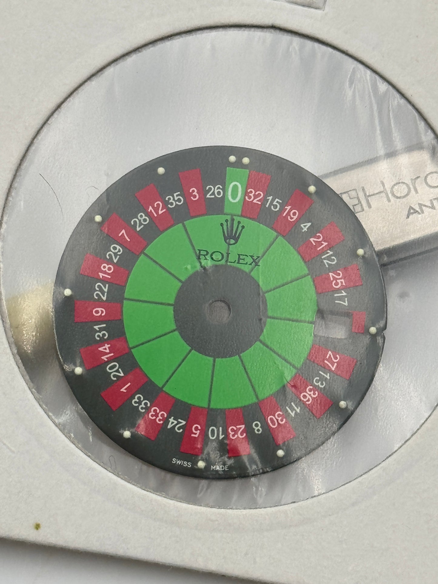 Rolex dial quadrante roulette datejust submariner