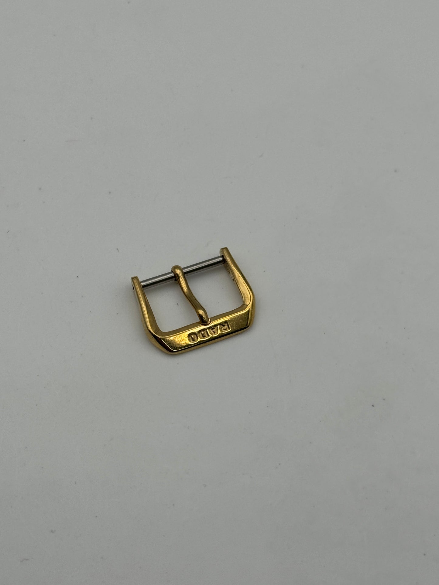 Rado fibbia buckle gold plated 16mm