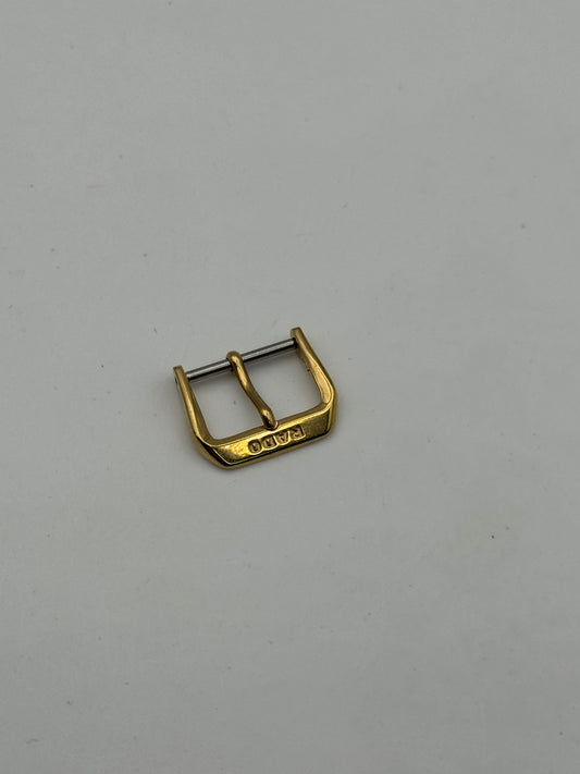 Rado fibbia buckle gold plated 16mm