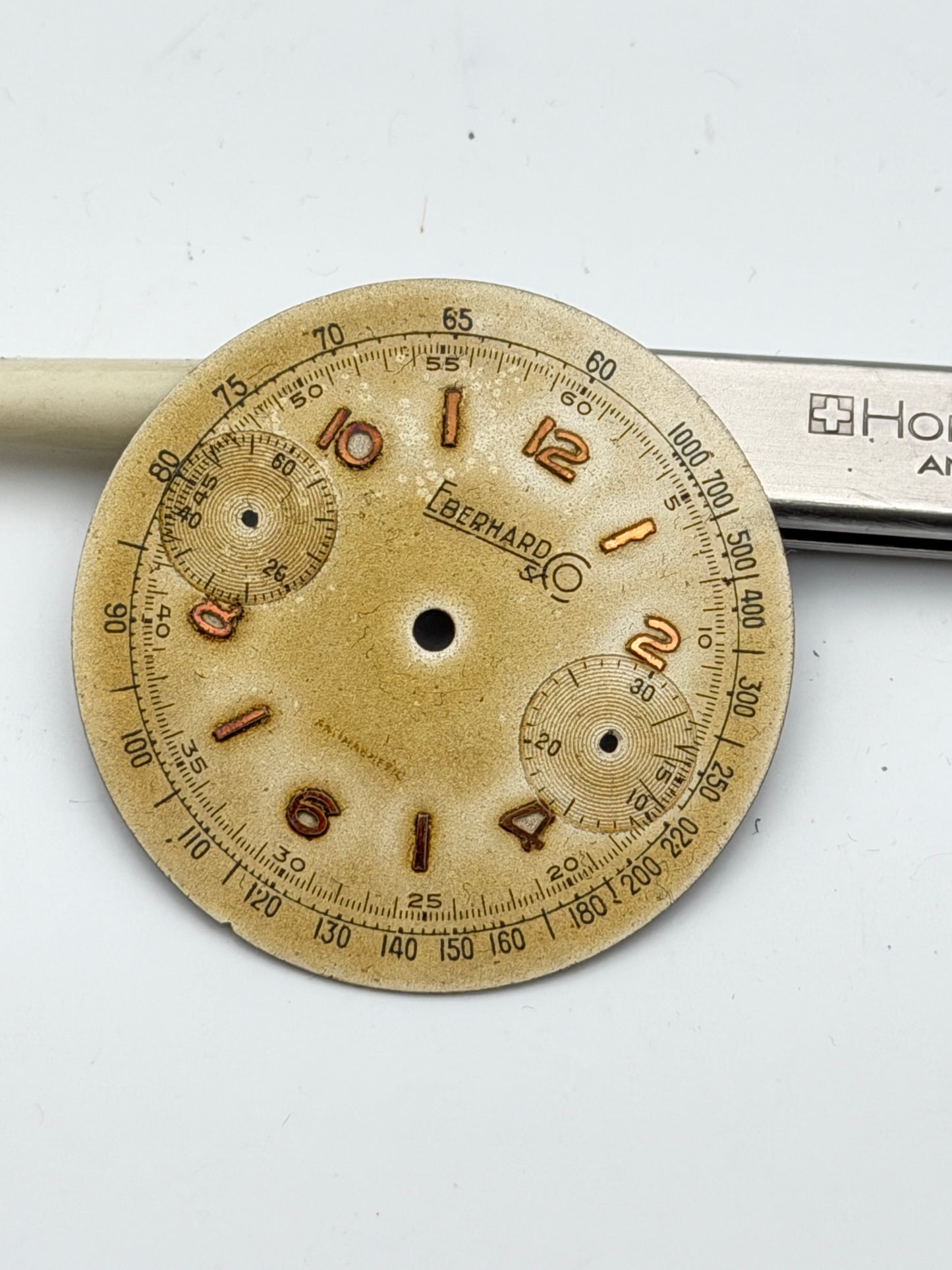 eberhard extrafort 16000 33,8mm dial quadrante