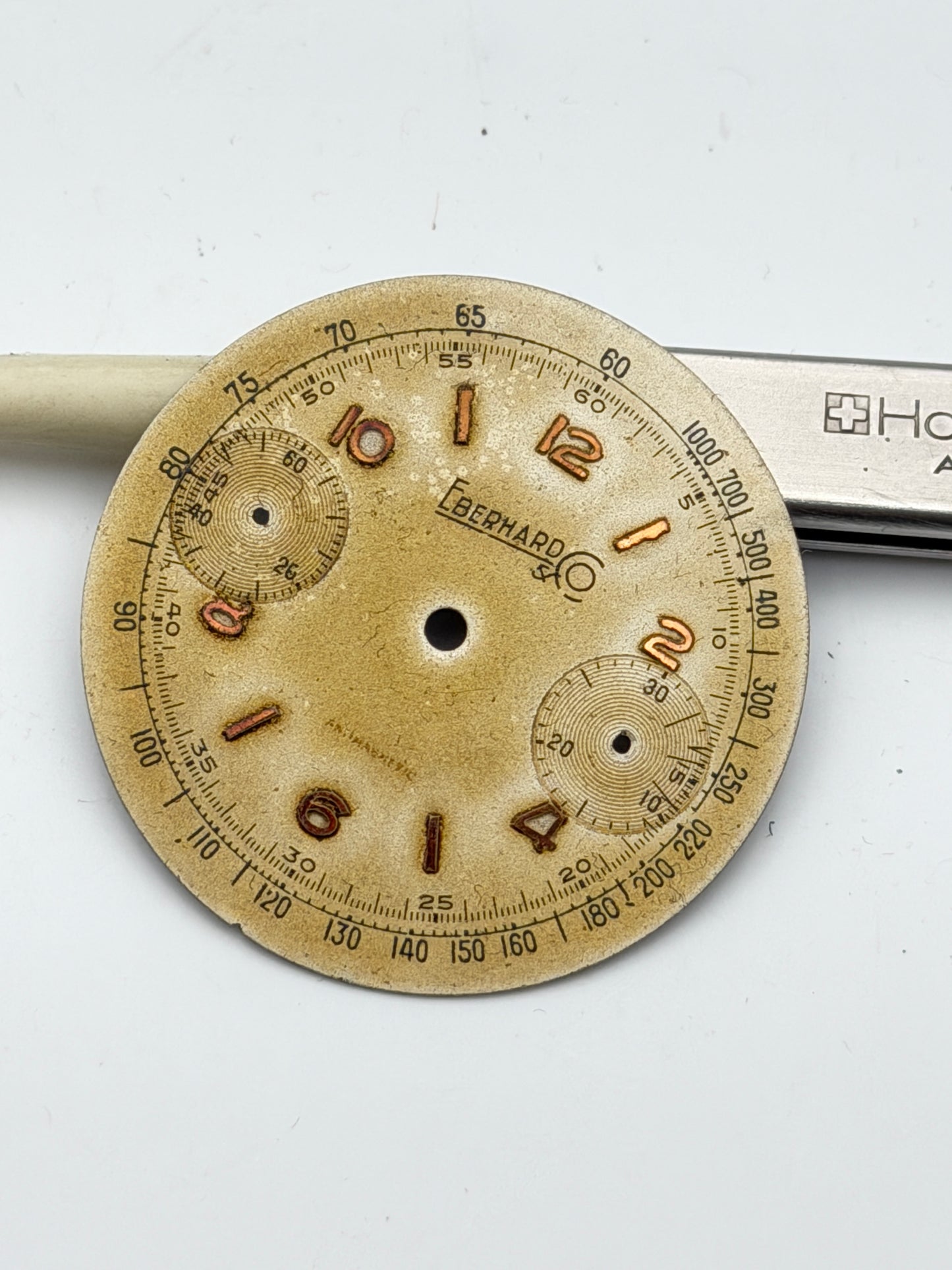 eberhard extrafort 16000 33,8mm dial quadrante