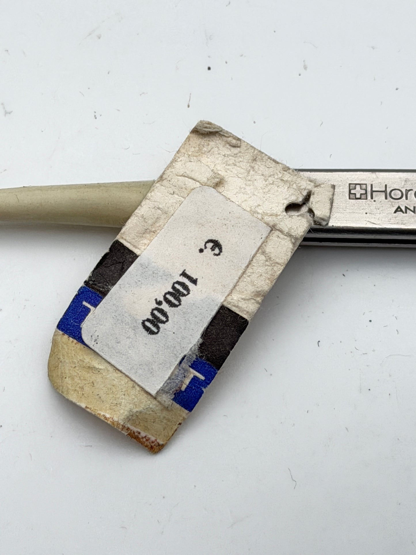 tissot tag cartellino vintage