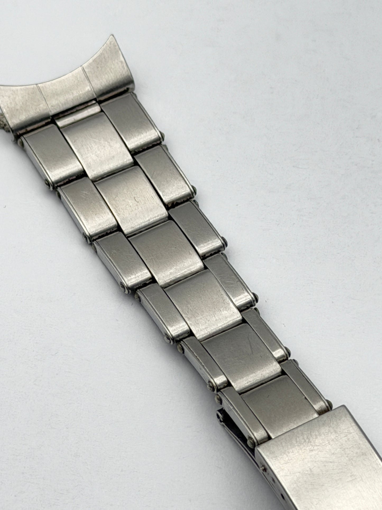 rolex 20mm rivettato steel bracciale bracelet riveted