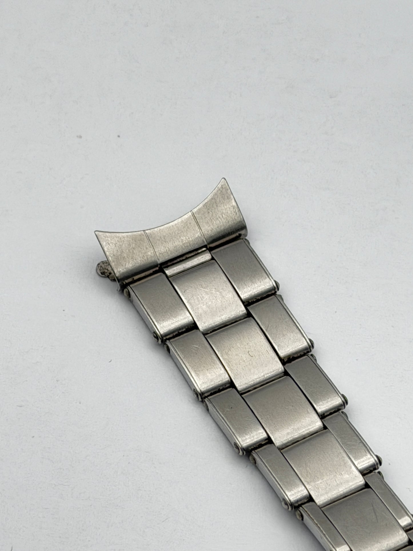 rolex 20mm rivettato steel bracciale bracelet riveted