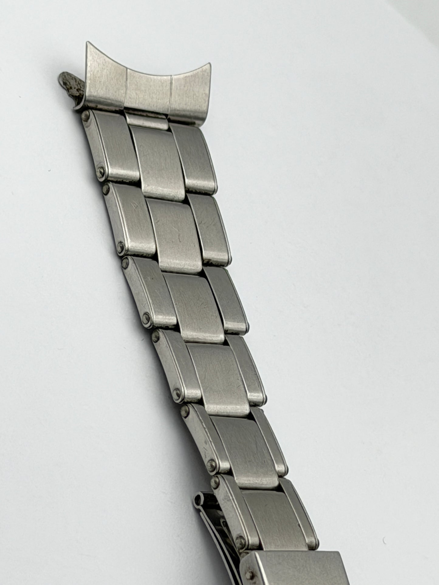 rolex 20mm rivettato steel bracciale bracelet riveted