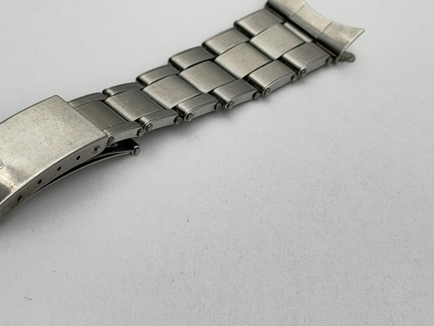 rolex 20mm rivettato steel bracciale bracelet riveted