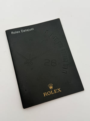 rolex datejust booklet libretto 2008