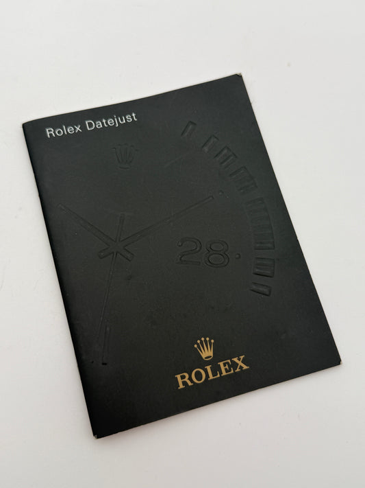 rolex datejust booklet libretto 2008