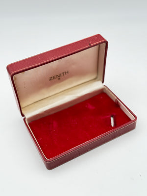zenith box vintage watch scatola rare red