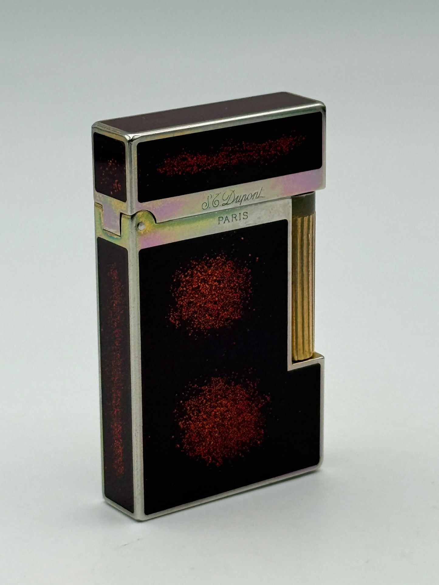 s.t. dupont Chinese laque red stardust  lacca cinese polvere di stelle