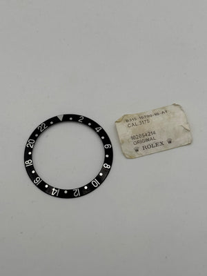Rolex gmt master 2 16710 lunetta bezel black originale genuine