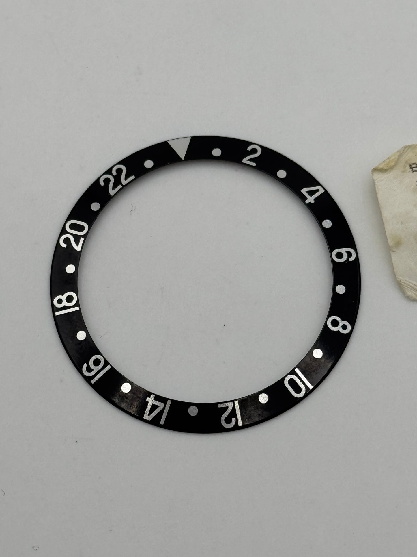 Rolex gmt master 2 16710 lunetta bezel black originale genuine