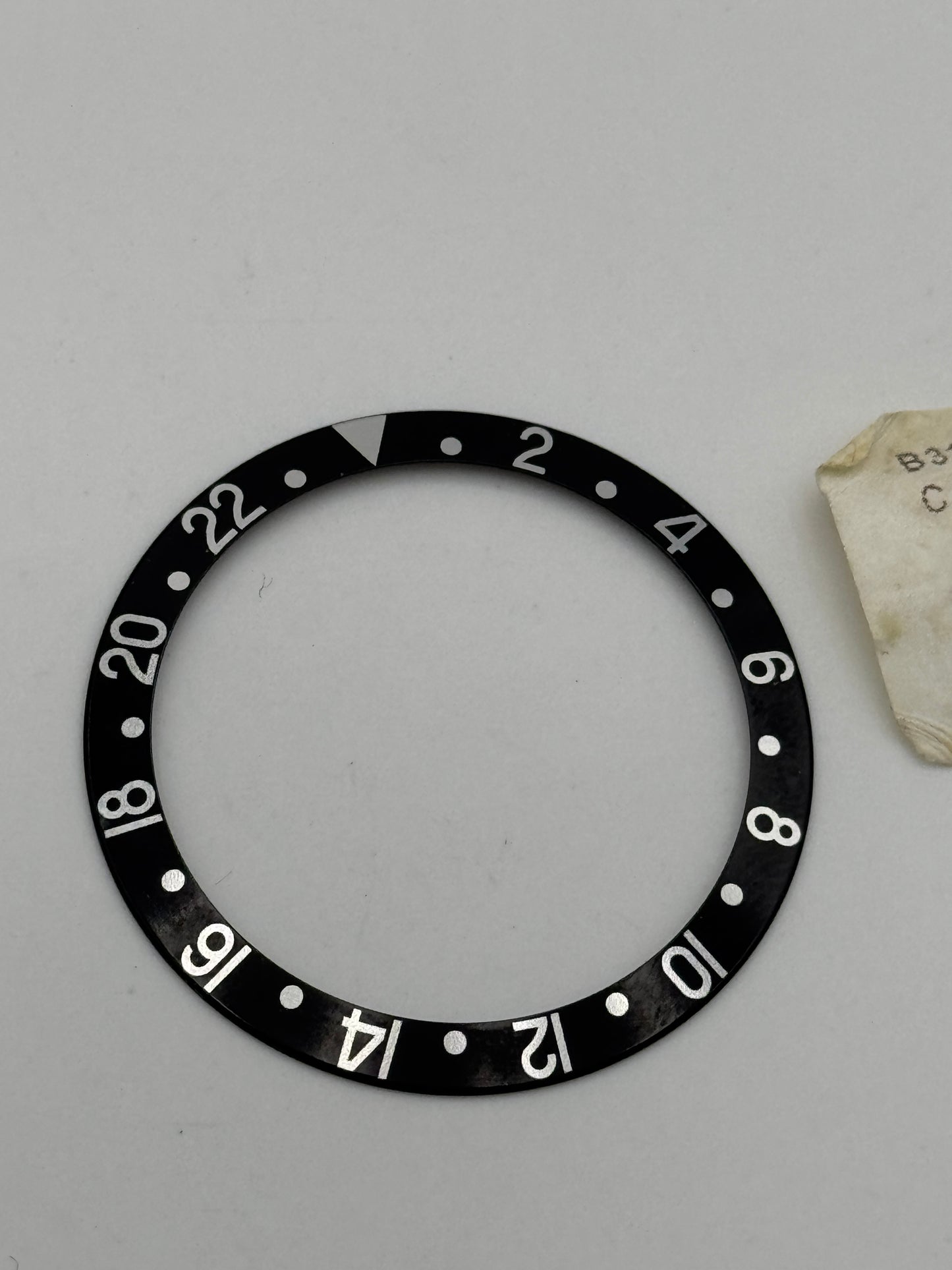 Rolex gmt master 2 16710 lunetta bezel black originale genuine