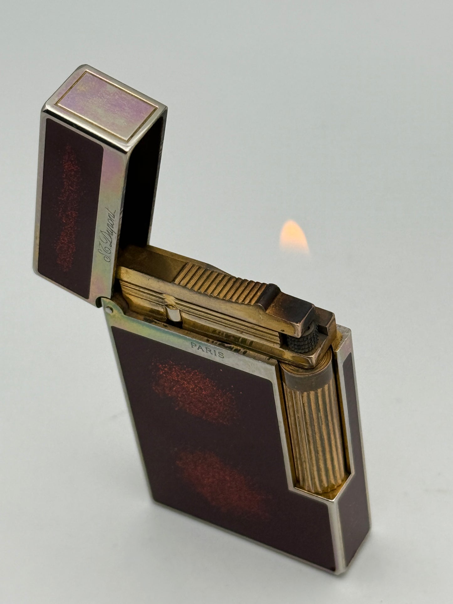 s.t. dupont Chinese laque red stardust  lacca cinese polvere di stelle