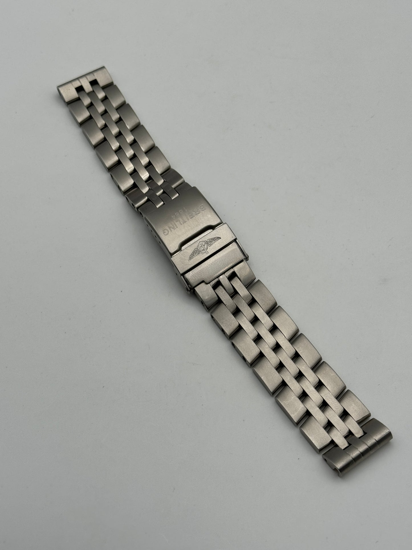 Breitling bracelet bracciale acciaio steel 1884 20 mm