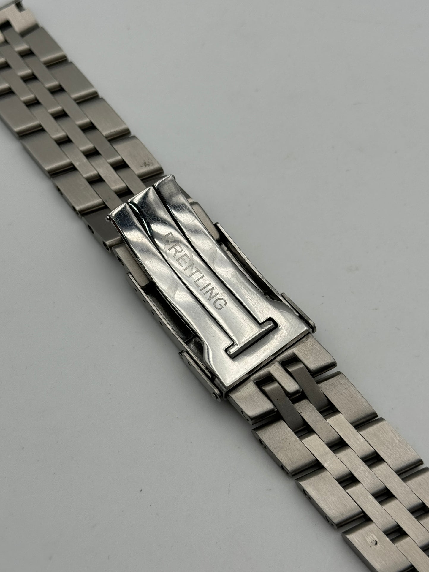 Breitling bracelet bracciale acciaio steel 1884 20 mm