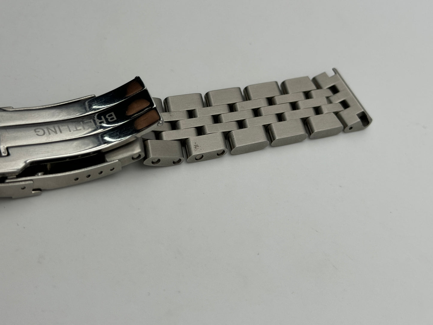Breitling bracelet bracciale acciaio steel 1884 20 mm