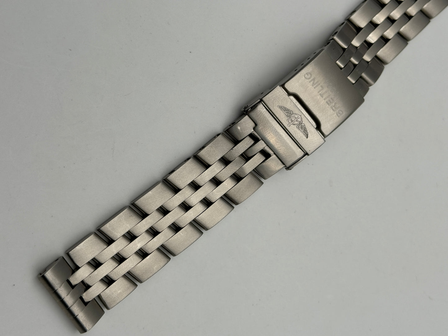 Breitling bracelet bracciale acciaio steel 1884 20 mm