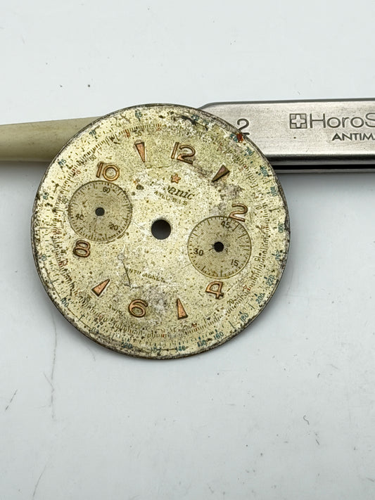 chrono 32.5mm dial quadrante vintage