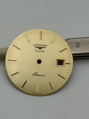 longine presence champagne 29mm dial quadrante