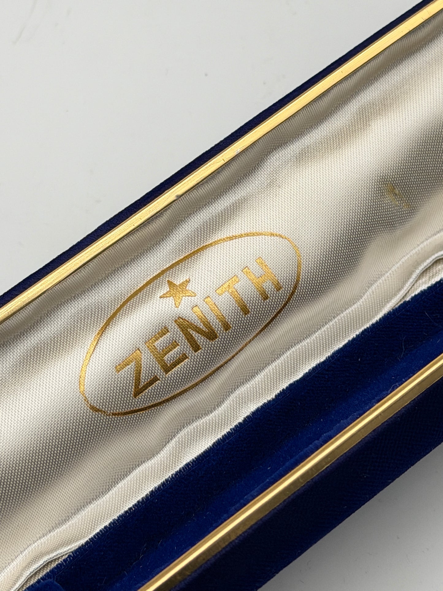 zenith watch box scatola vintage 22cm