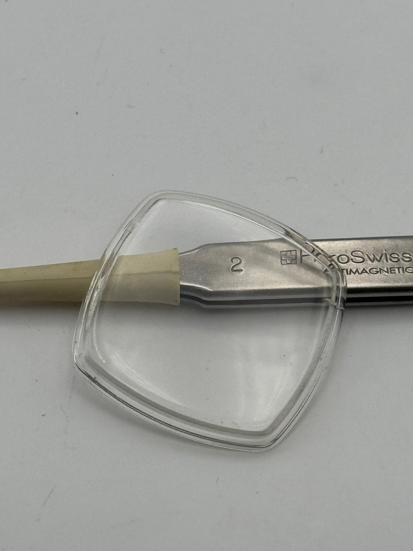 Bulova accuquartz 31-33.5mm vetro glass di forma