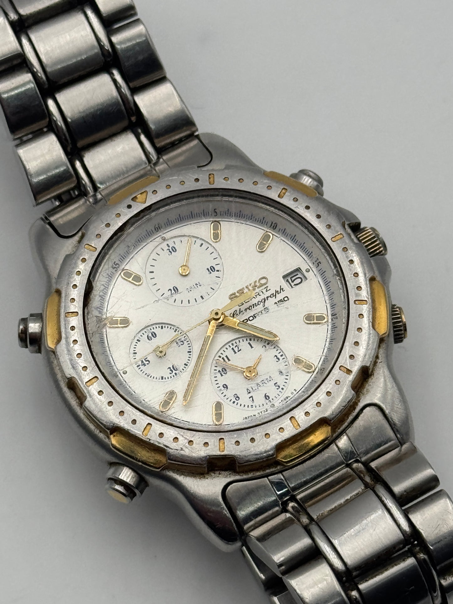 Seiko sports chrono 150 7t32-6b70 40mm