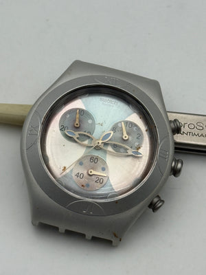 swatch irony chrono aluminium 35mm quartz